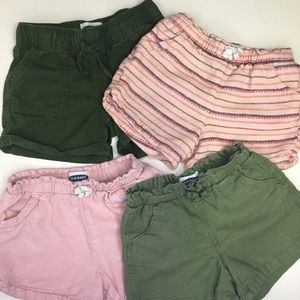 Old Navy Mixed Lot of Shorts for little toddler girls size 4T and 5T